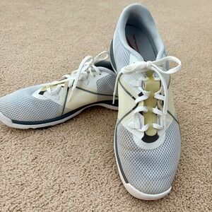 Nike Lunar Summer Lite TR1 Women Size 10 Golf White Gray Shoe‎ Ergonomic